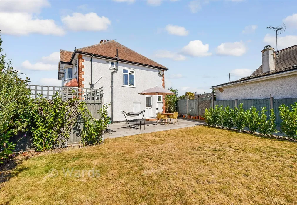 Rear Garden - Clare Road, Whitstable, Kent - Wards of Kent