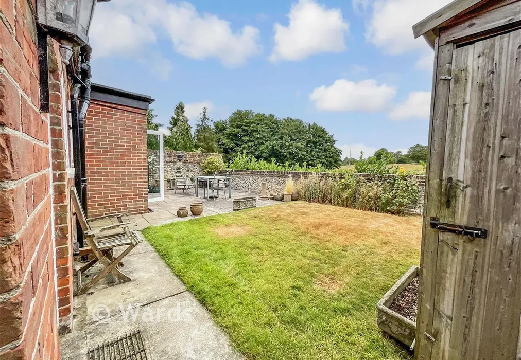 Rear Garden - The Street, Barham, Canterbury, Kent - Wards of Kent