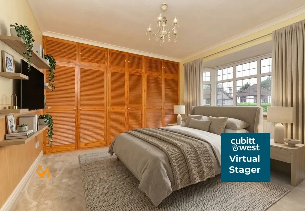 Bedroom 1 (Contemporary style) - Ashurst Road, Tadworth, Surrey - Wards of Kent