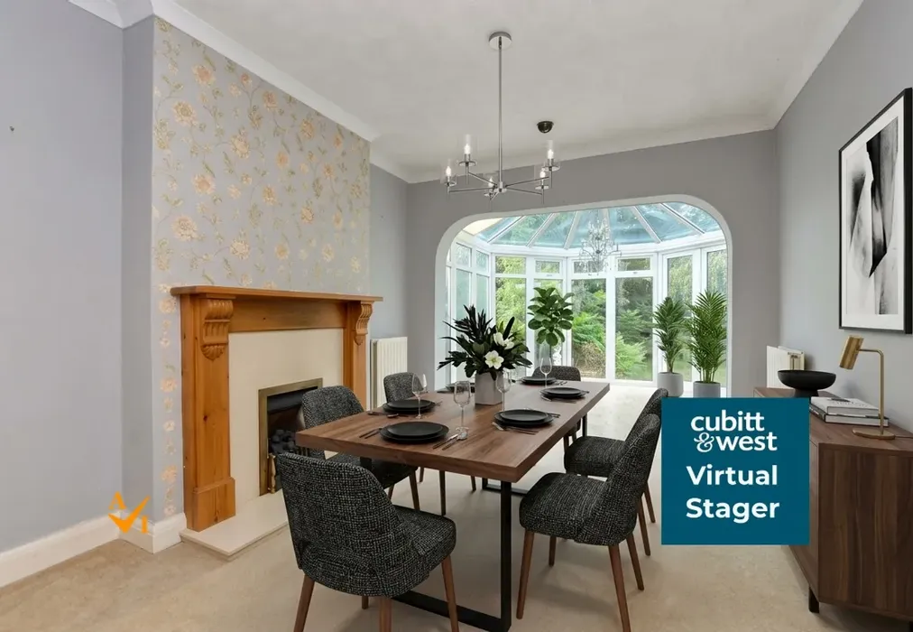 Dining Area (Modern style) - Ashurst Road, Tadworth, Surrey - Wards of Kent