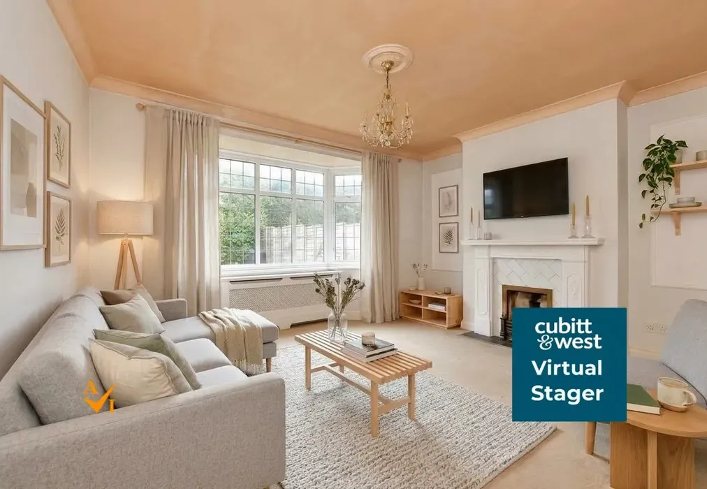 Sitting Room (Nordic style) - Ashurst Road, Tadworth, Surrey - Wards of Kent
