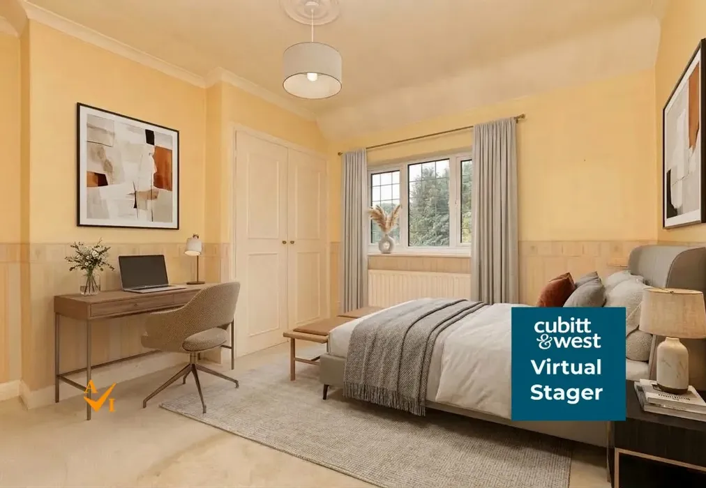 Bedroom 2 (Contemporary style) - Ashurst Road, Tadworth, Surrey - Wards of Kent