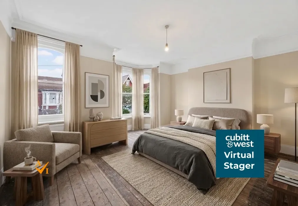 Bedroom 1 (Contemporary style) - St. David's Road, Southsea, Hampshire - Wards of Kent