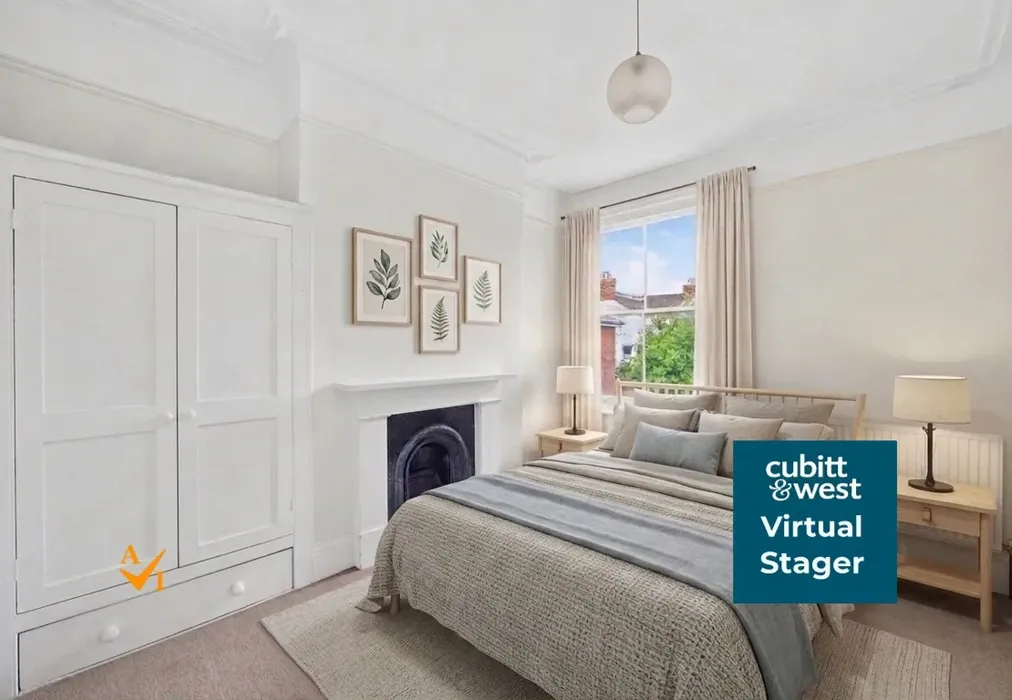 Bedroom 3 (Nordic style) - St. David's Road, Southsea, Hampshire - Wards of Kent