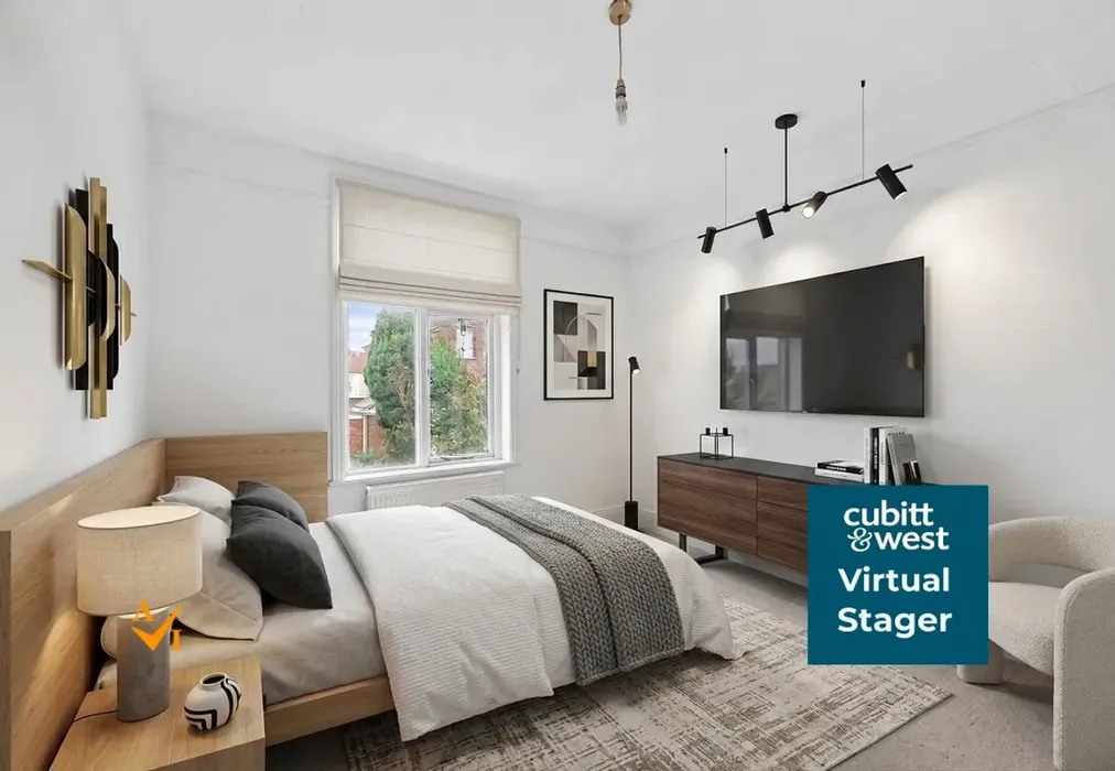 Bedroom 2 (Modern style) - St. David's Road, Southsea, Hampshire - Wards of Kent