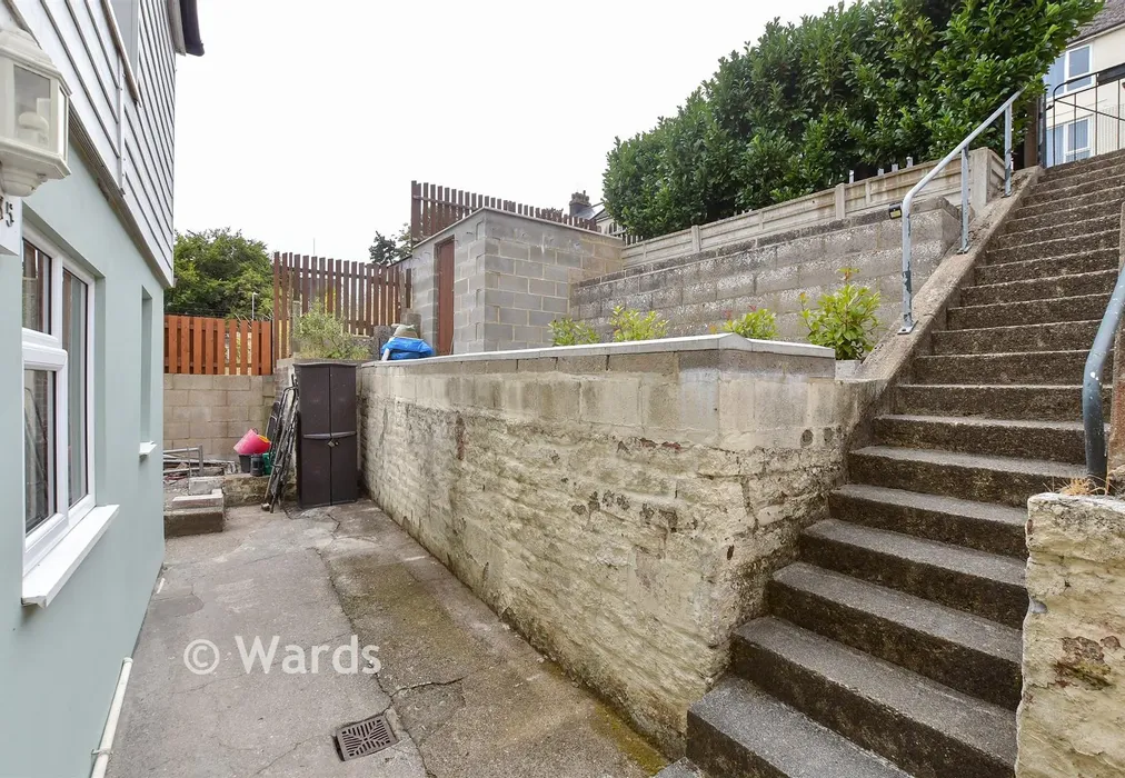 Rear Garden - Anselm Road, Dover, Kent - Wards of Kent