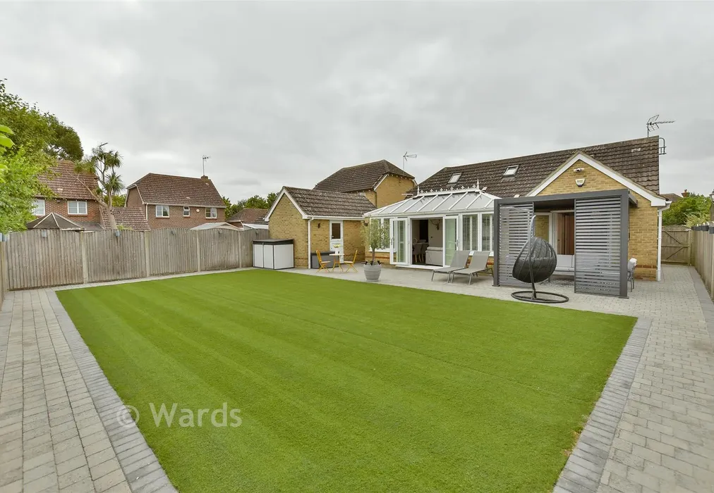 Rear Garden - Kingfisher Close, Iwade, Sittingbourne, Kent - Wards of Kent