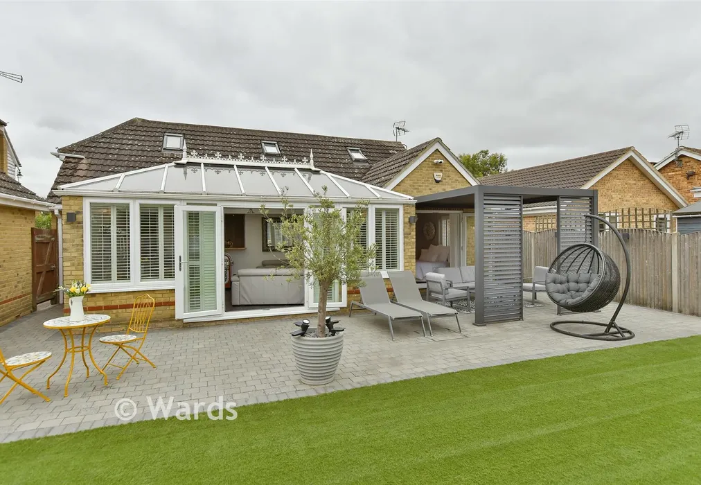 Rear Elevation - Kingfisher Close, Iwade, Sittingbourne, Kent - Wards of Kent