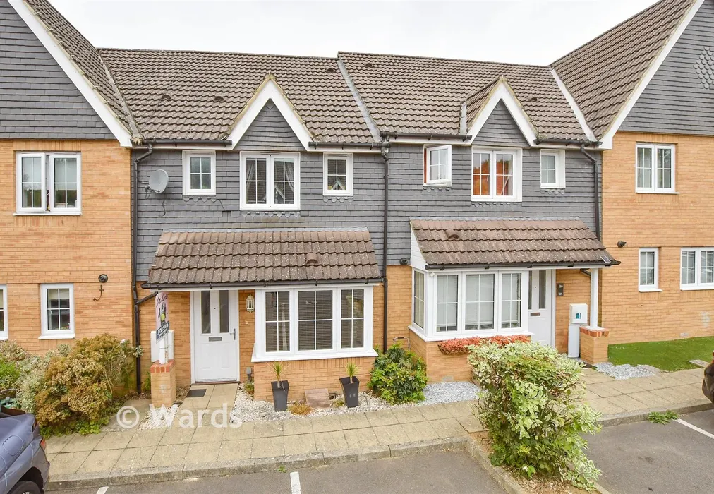 Front Elevation (Brochure) - Roman Way, Boughton Monchelsea, Maidstone, Kent - Wards of Kent
