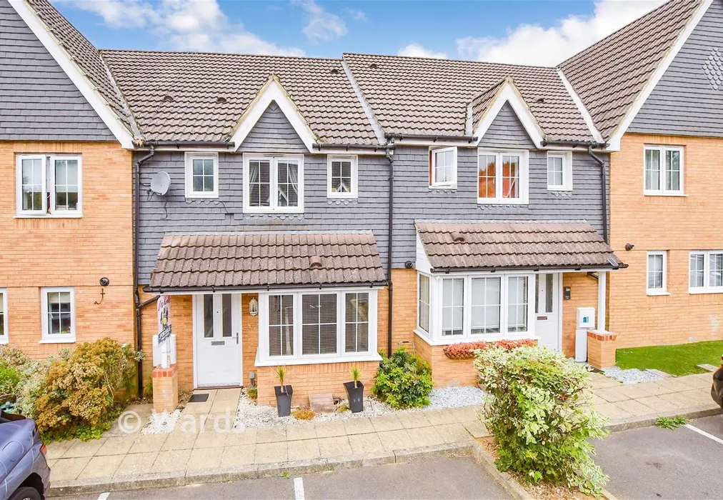 Front Elevation (Brochure) - Roman Way, Boughton Monchelsea, Maidstone, Kent - Wards of Kent