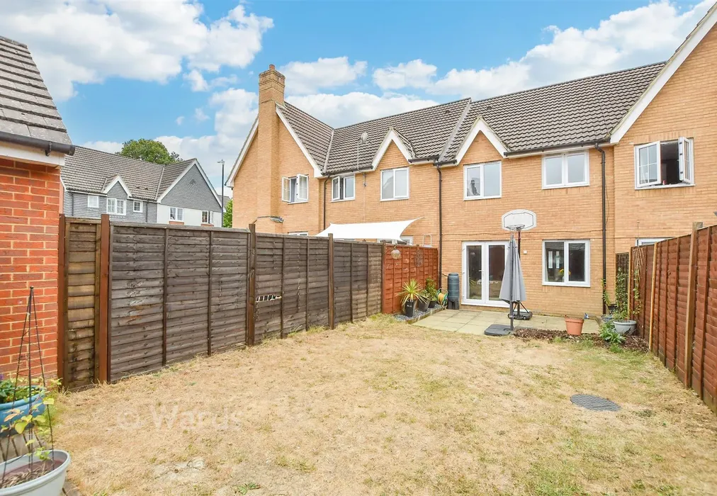 Rear Garden - Roman Way, Boughton Monchelsea, Maidstone, Kent - Wards of Kent