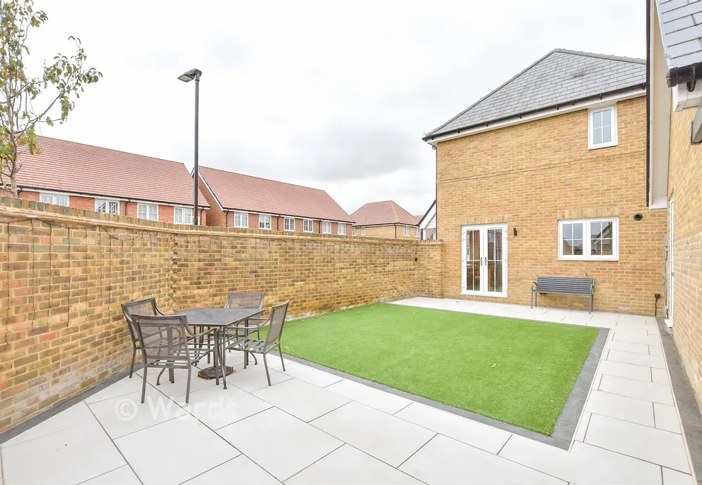 Rear Garden - Lasius Drive, Coxheath, Kent - Wards of Kent