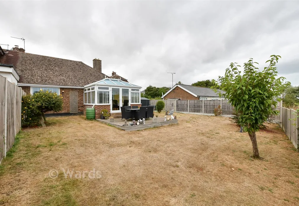 Rear Garden - Reach Close, St Margarets-At-Cliffe, Dover, Kent - Wards of Kent