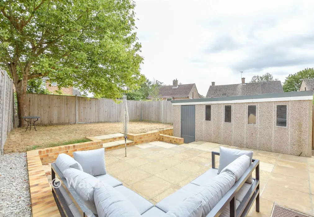 Rear Garden - Barned Court, Maidstone, Barming, Kent - Wards of Kent