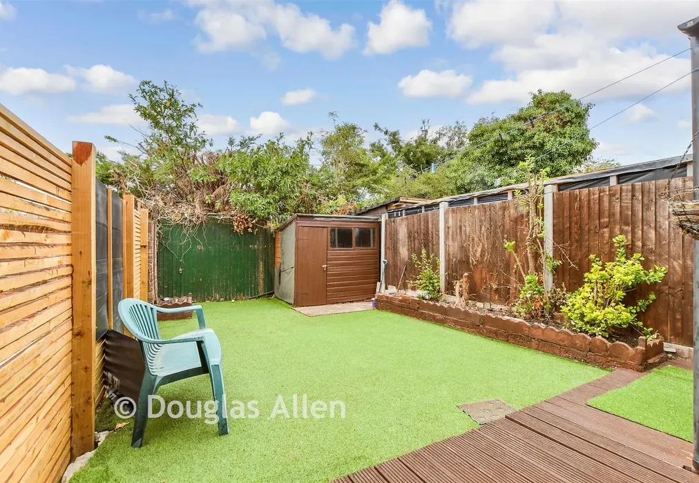 Rear Garden - Covert Road, Hainault, Ilford, Essex - Wards of Kent
