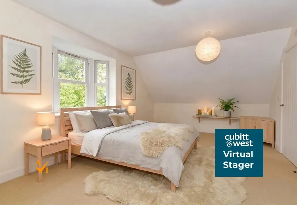 Bedroom 1 (Nordic style) - Wheelwrights Close, Arundel, West Sussex - Wards of Kent
