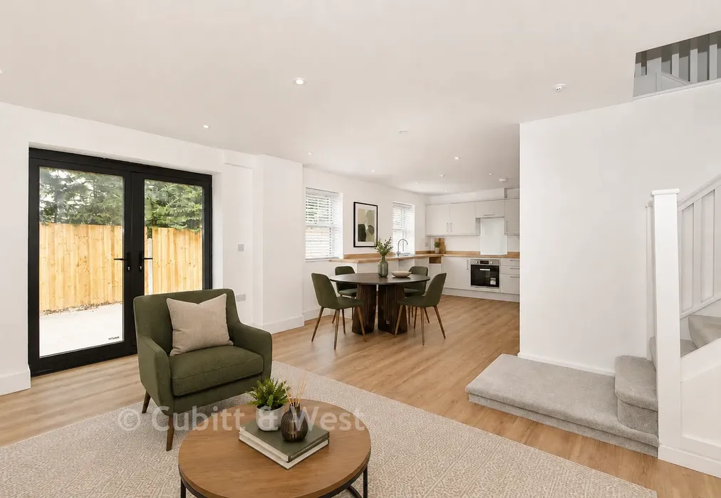 Staged Lounge Kitchen Diner - Dolby Terrace, Ifield Road, Charlwood, Surrey - Wards of Kent