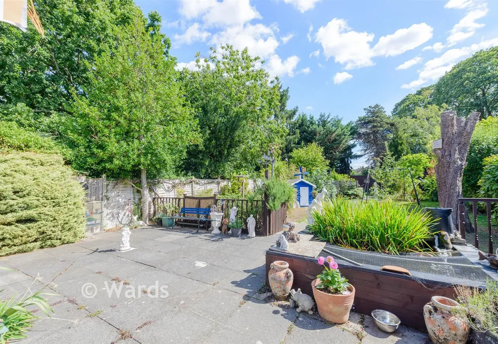 Rear Garden - King George Road, Walderslade, Chatham, Kent - Wards of Kent