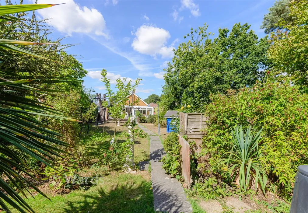 Rear Garden - King George Road, Walderslade, Chatham, Kent - Wards of Kent