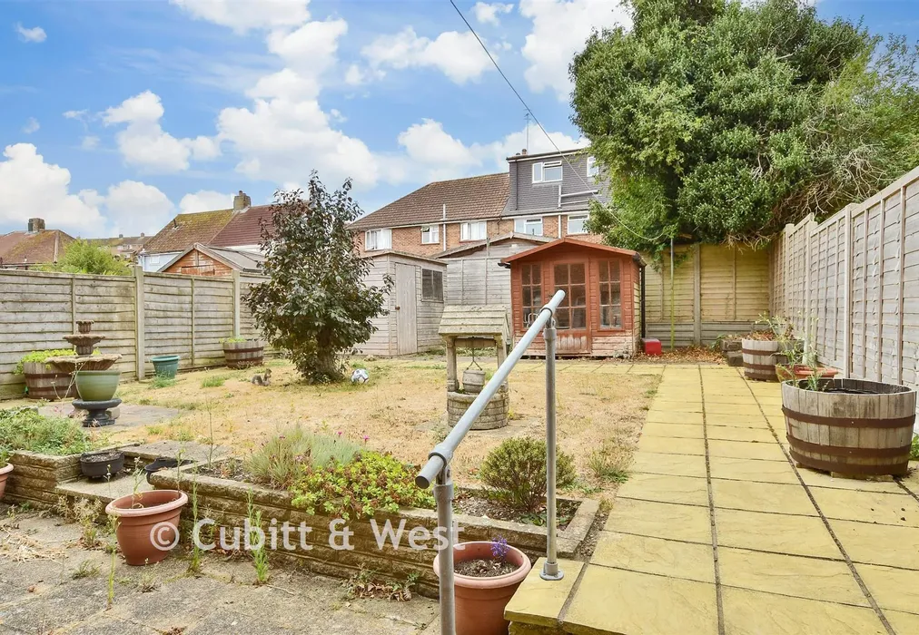 Rear Garden - Twyford Road, Coldean, Brighton, East Sussex - Wards of Kent