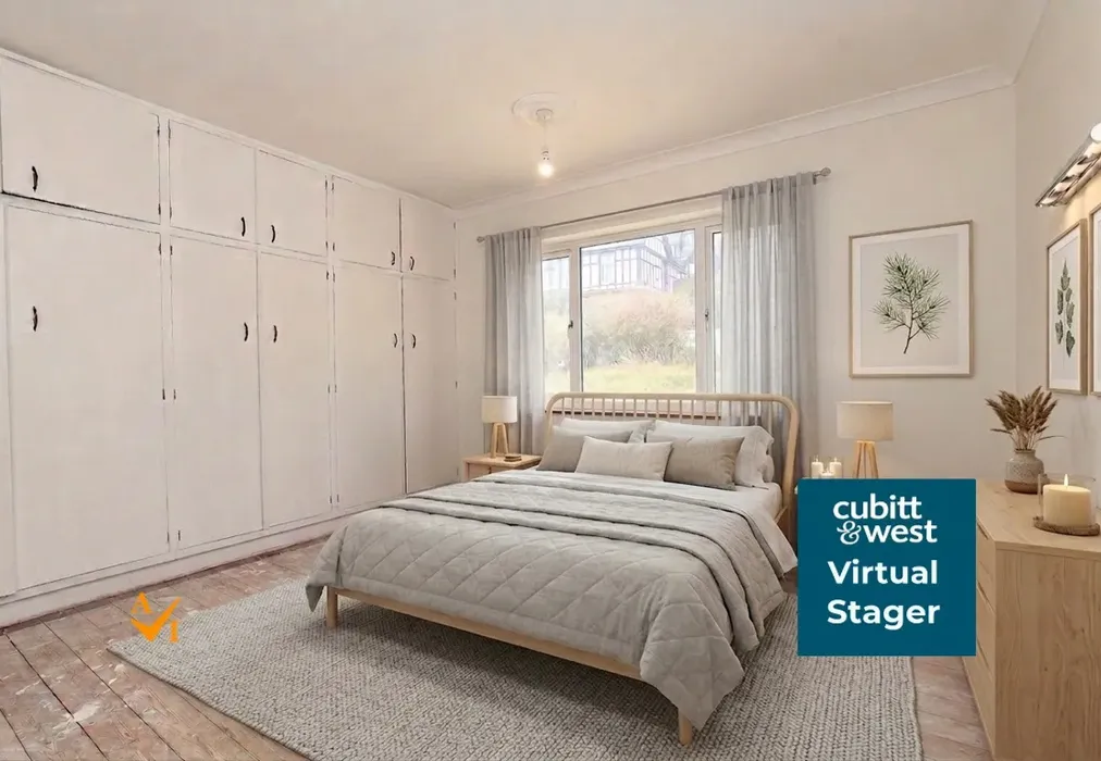 Bedroom 1 (Nordic style) - Tupwood Lane, Caterham, Surrey - Wards of Kent