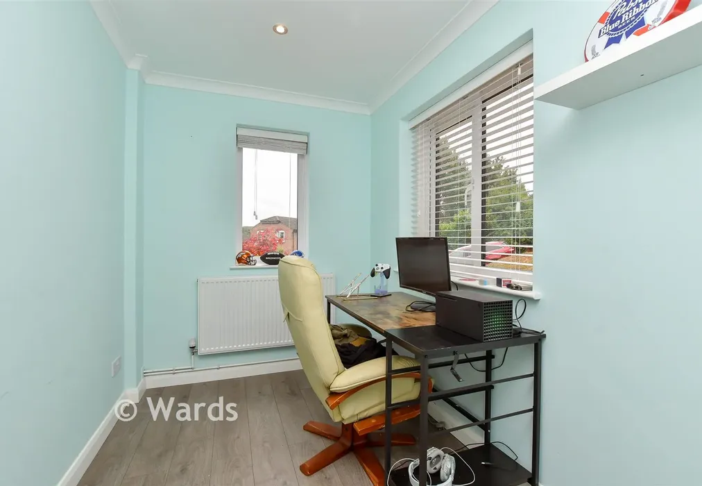 Bedroom 4 - Swallow Rise, Walderslade, Chatham, Kent - Wards of Kent