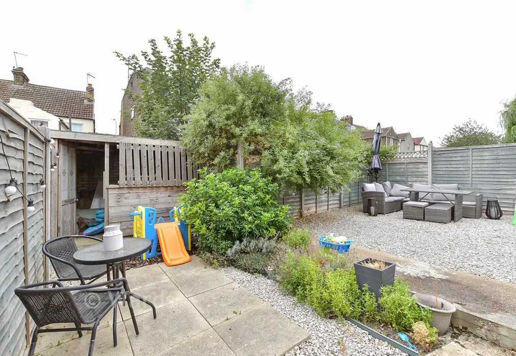 Rear Garden - North Road, Queenborough, Sheerness, Kent - Wards of Kent