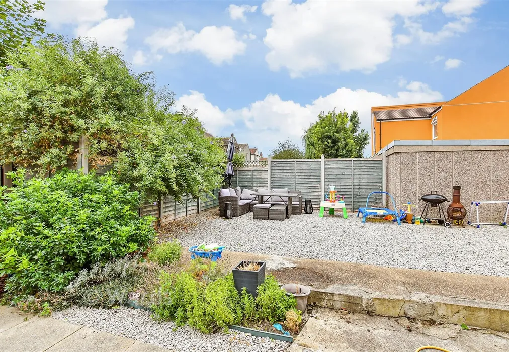Rear Garden - North Road, Queenborough, Sheerness, Kent - Wards of Kent