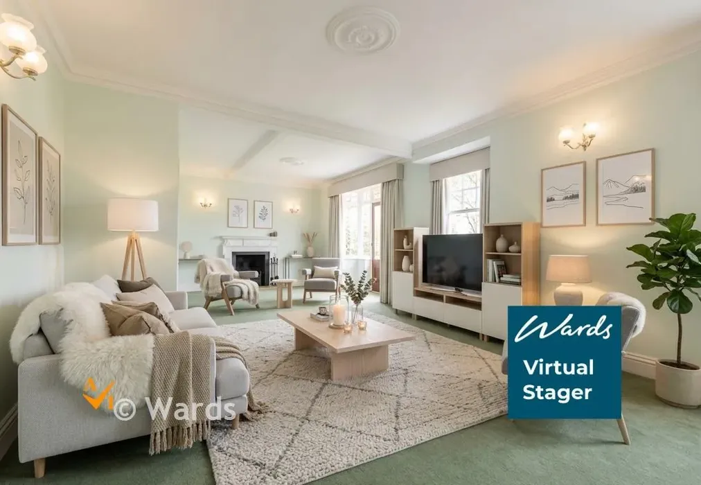 Sitting Room (Nordic style) - Tenterden Road, Rolvenden, Kent - Wards of Kent