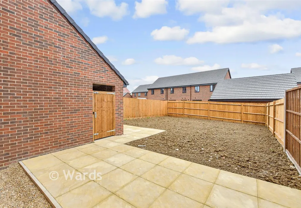 Rear Garden - Salamanda Way, Minster On Sea, Sheerness, Kent - Wards of Kent