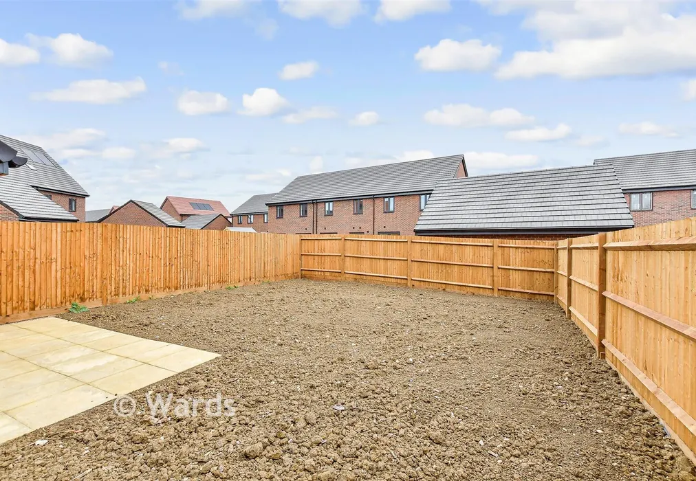 Rear Garden - Salamanda Way, Minster On Sea, Sheerness, Kent - Wards of Kent