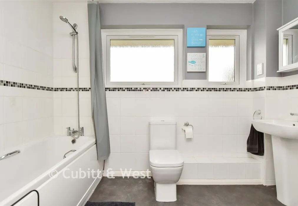 Bathroom - Rosvara Avenue, Westergate, West Sussex - Wards of Kent