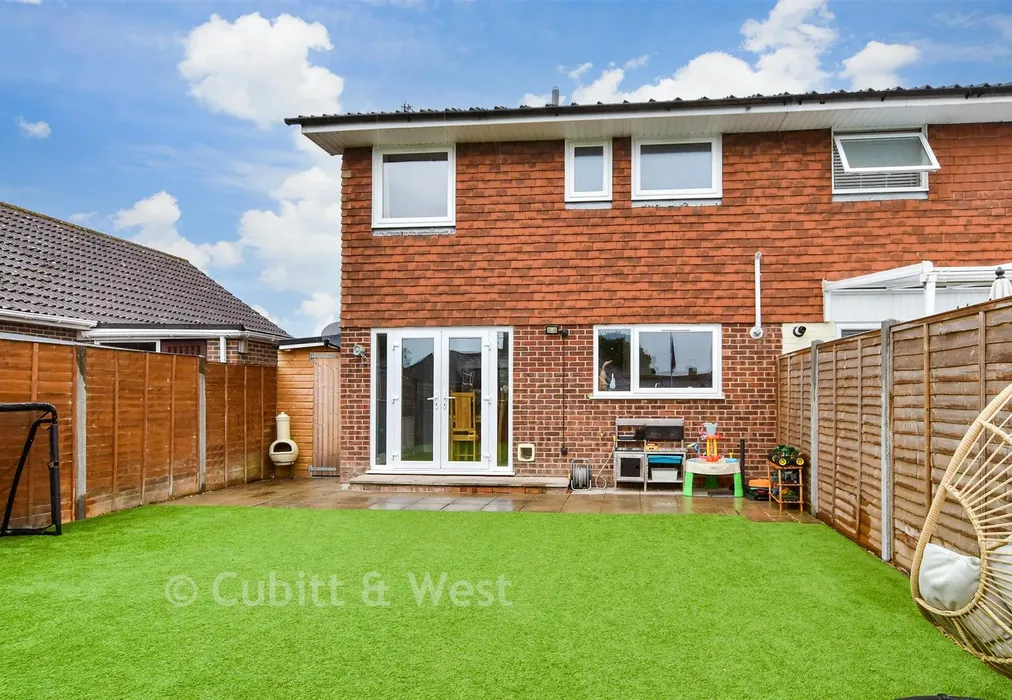 Rear Elevation - Rosvara Avenue, Westergate, West Sussex - Wards of Kent