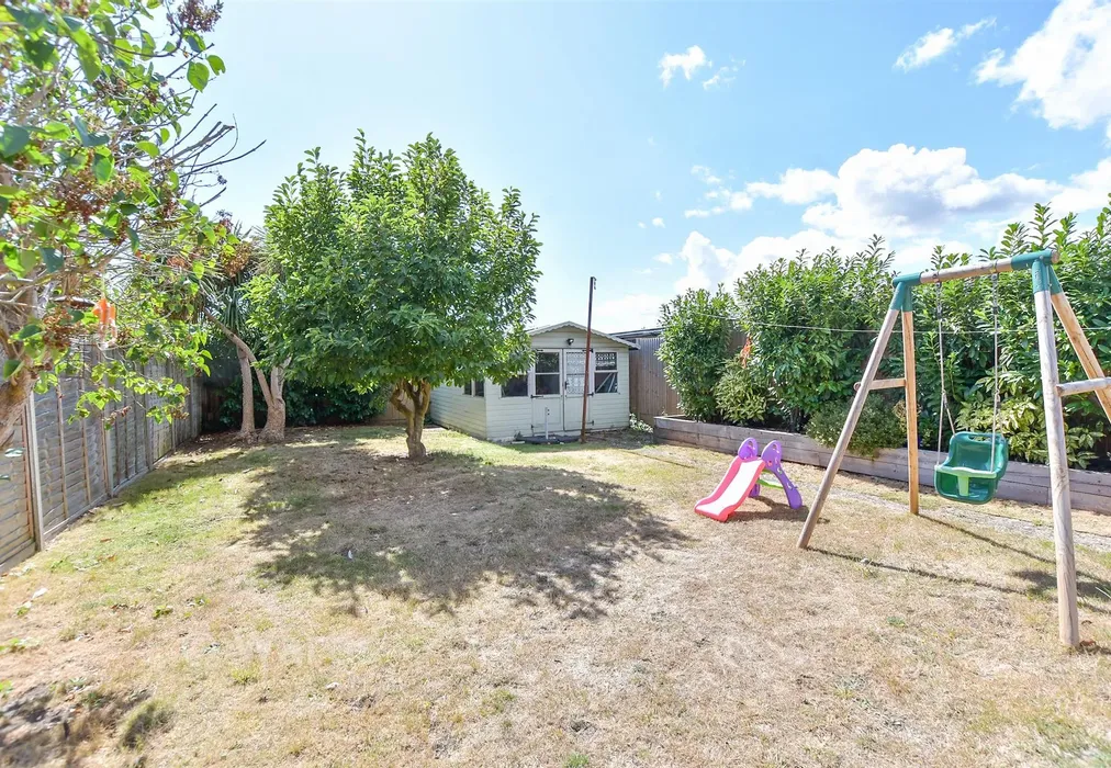 Rear Garden - Church Road, Folkestone, Kent - Wards of Kent