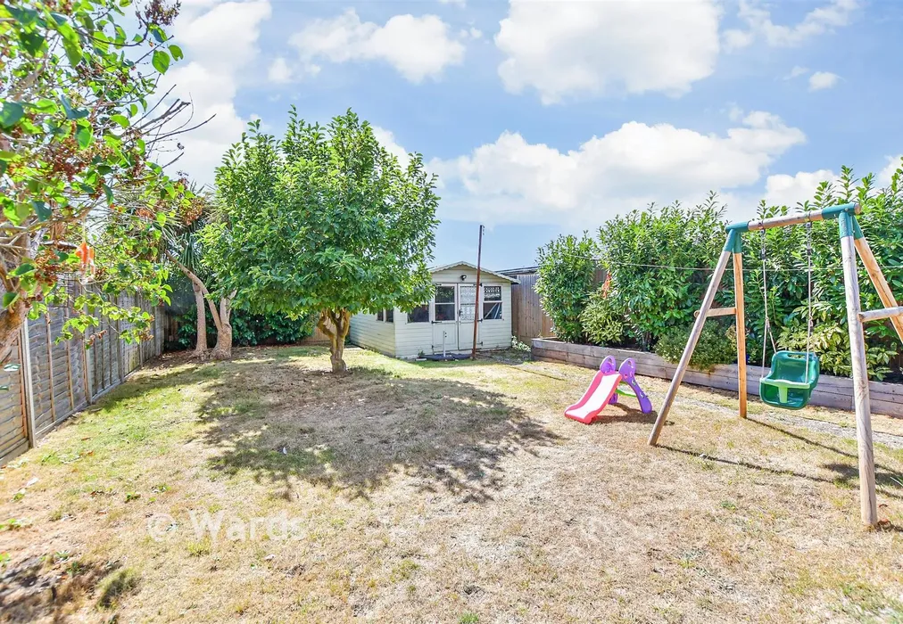 Rear Garden - Church Road, Folkestone, Kent - Wards of Kent
