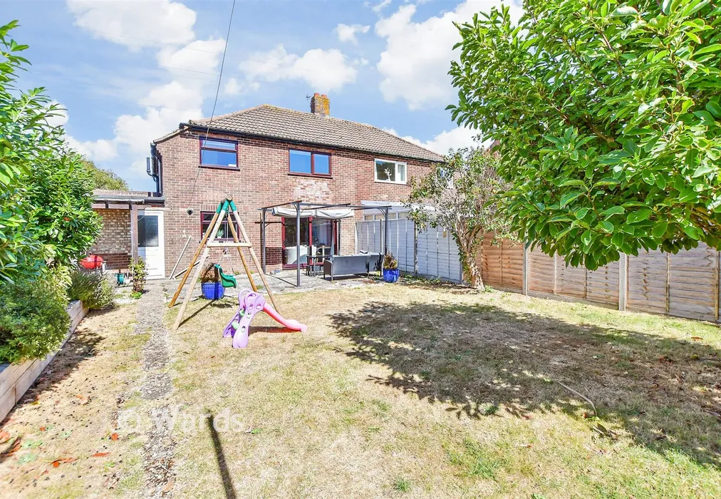 Rear Garden - Church Road, Folkestone, Kent - Wards of Kent