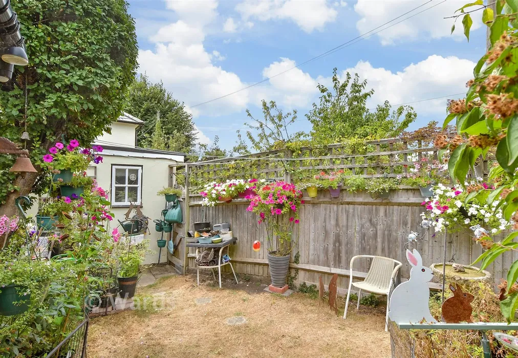 Rear Garden - Oare Road, Faversham, Kent - Wards of Kent