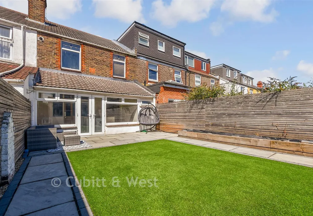 Rear Garden - Thurbern Road, North End, Portsmouth, Hampshire - Wards of Kent