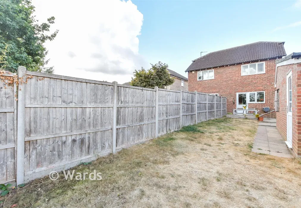 Rear Garden - Ufton Close, Maidstone, Kent - Wards of Kent