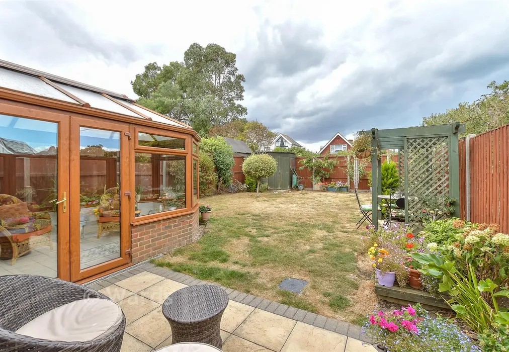 Rear Garden - St. Swithin's Road, Whitstable, Kent - Wards of Kent