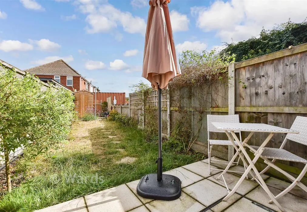 Rear Garden - High Street, St. Lawrence, Kent - Wards of Kent