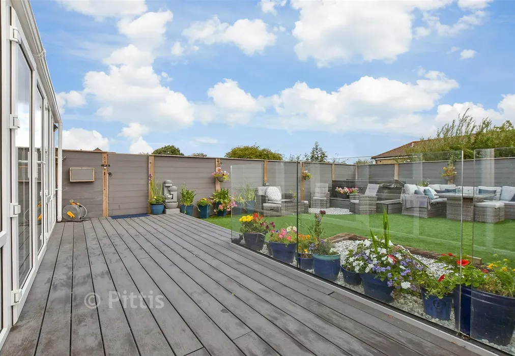 Patio / Decking - The Willows, Newport, Isle of Wight - Wards of Kent
