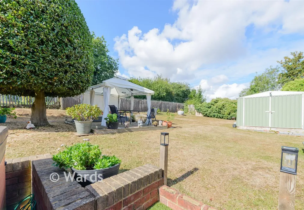 Rear Garden - Elham Close, Twydall, Gillingham, Kent - Wards of Kent