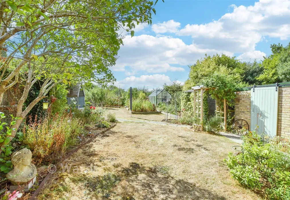 Rear Garden - Amsbury Road, Coxheath, Maidstone, Kent - Wards of Kent