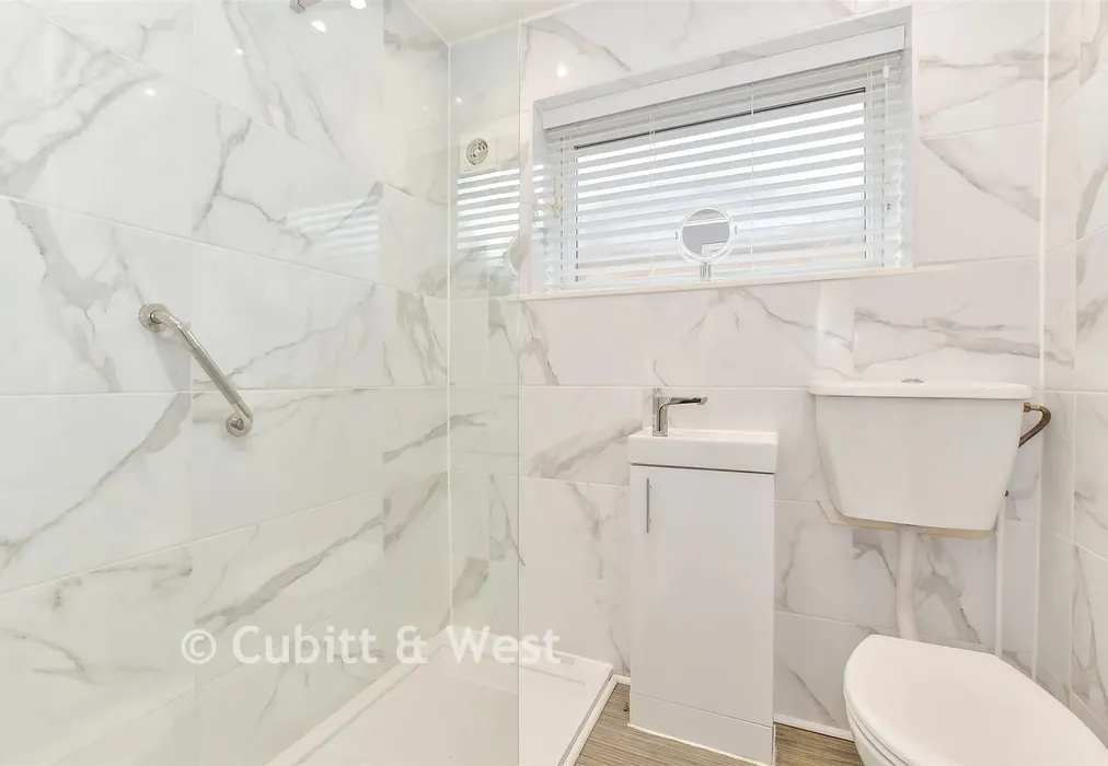 Shower Room - Buckland Close, Waterlooville, Hampshire - Wards of Kent