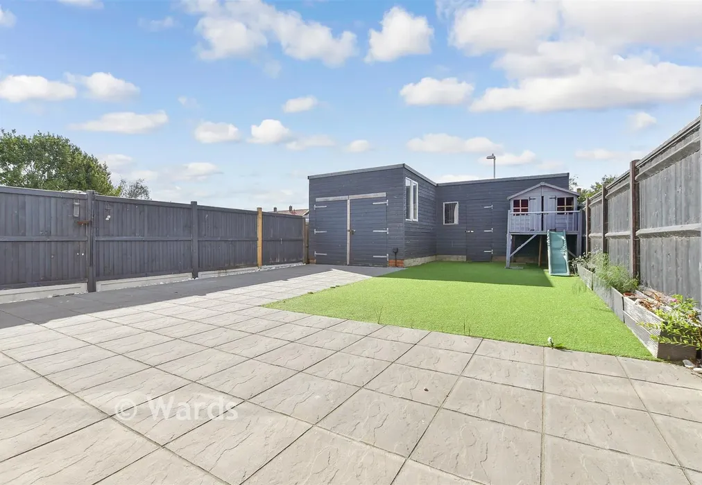 Rear Garden - Canute Road, Deal, Kent - Wards of Kent