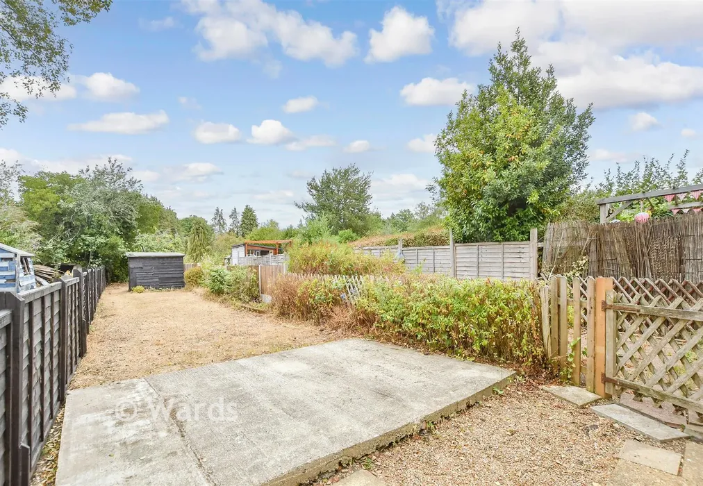 Rear Garden - Ware Street, Bearsted, Kent - Wards of Kent