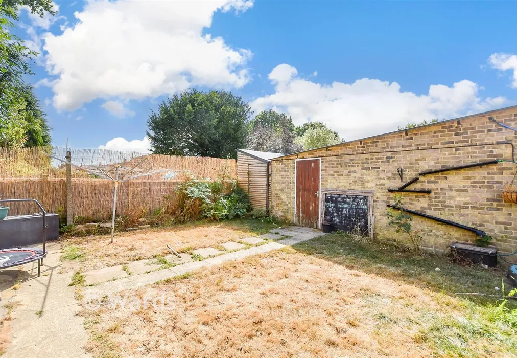 Rear Garden - Wrangleden Road, Maidstone, Kent - Wards of Kent