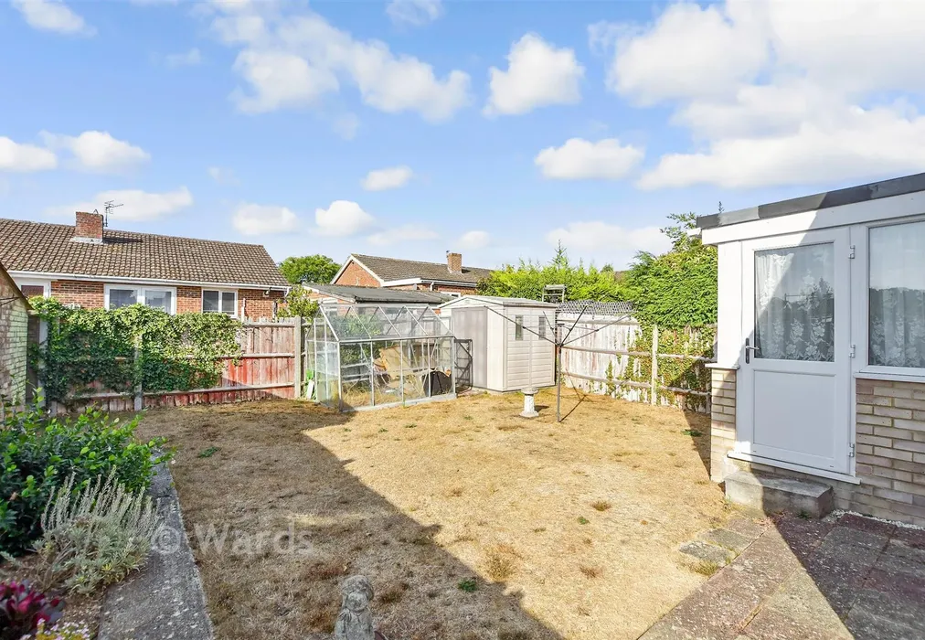Rear Garden - Eynsford Road, Maidstone, Allington, Kent - Wards of Kent