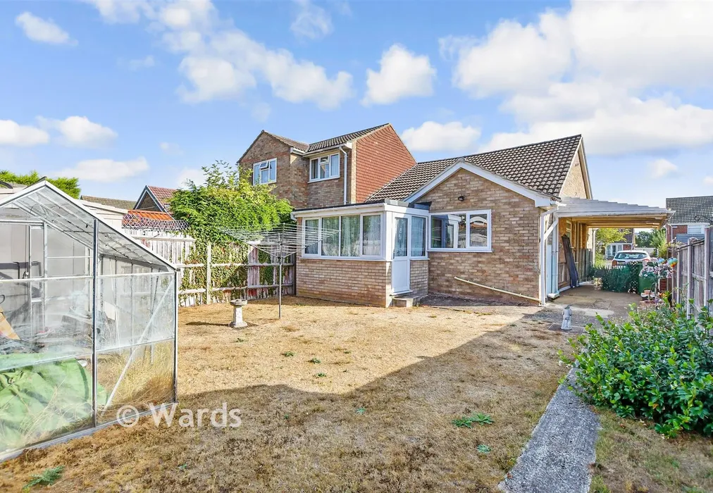 Rear Garden - Eynsford Road, Maidstone, Allington, Kent - Wards of Kent
